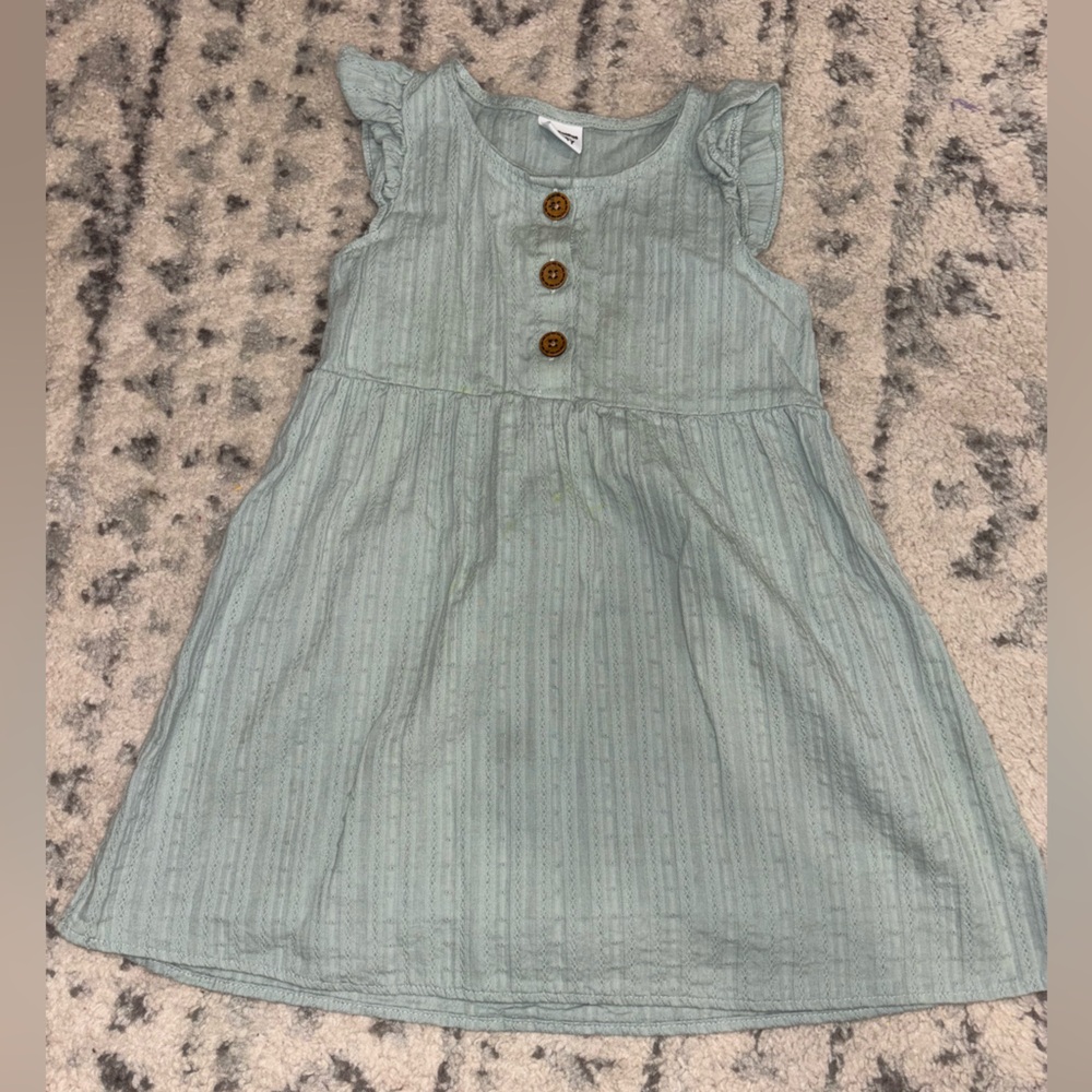 Toddler Girls Mint Green Dress